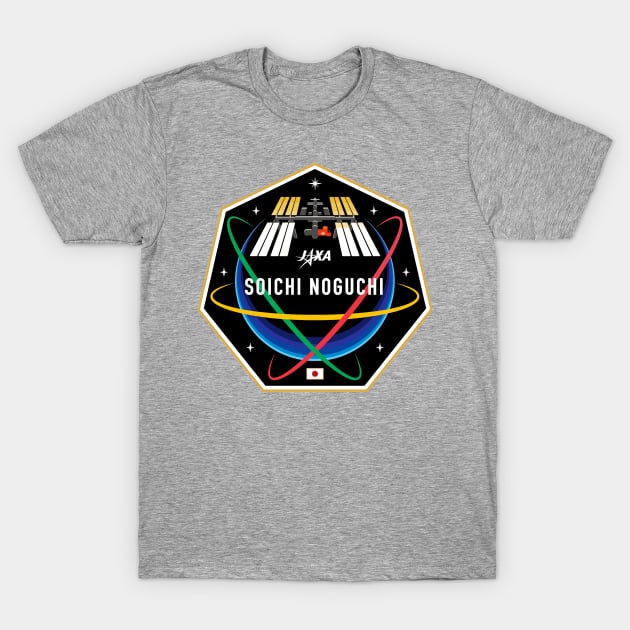 Expedition 62/63 Soichi Noguchi Personal Patch T-Shirt by Spacestuffplus